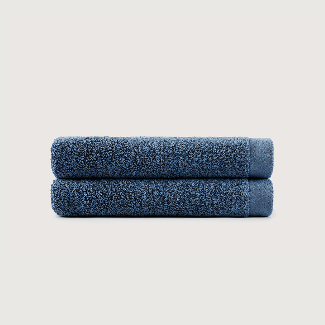 Heavyweight Cotton Hand Towels - Lapiz Blue