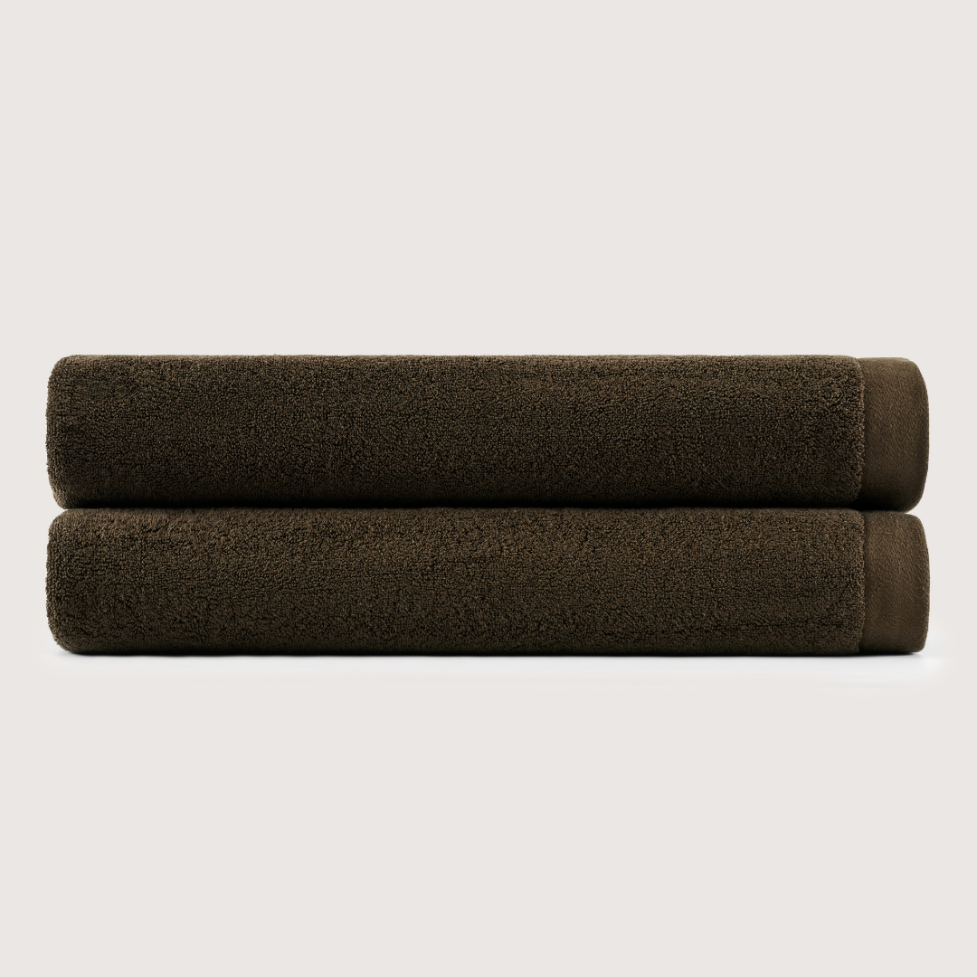 Heavyweight Cotton Bath Sheets - Espresso Brown