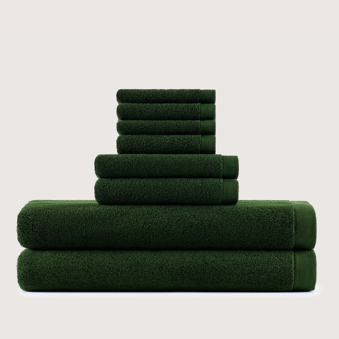 Heavyweight Bath Bundle - Olive Green