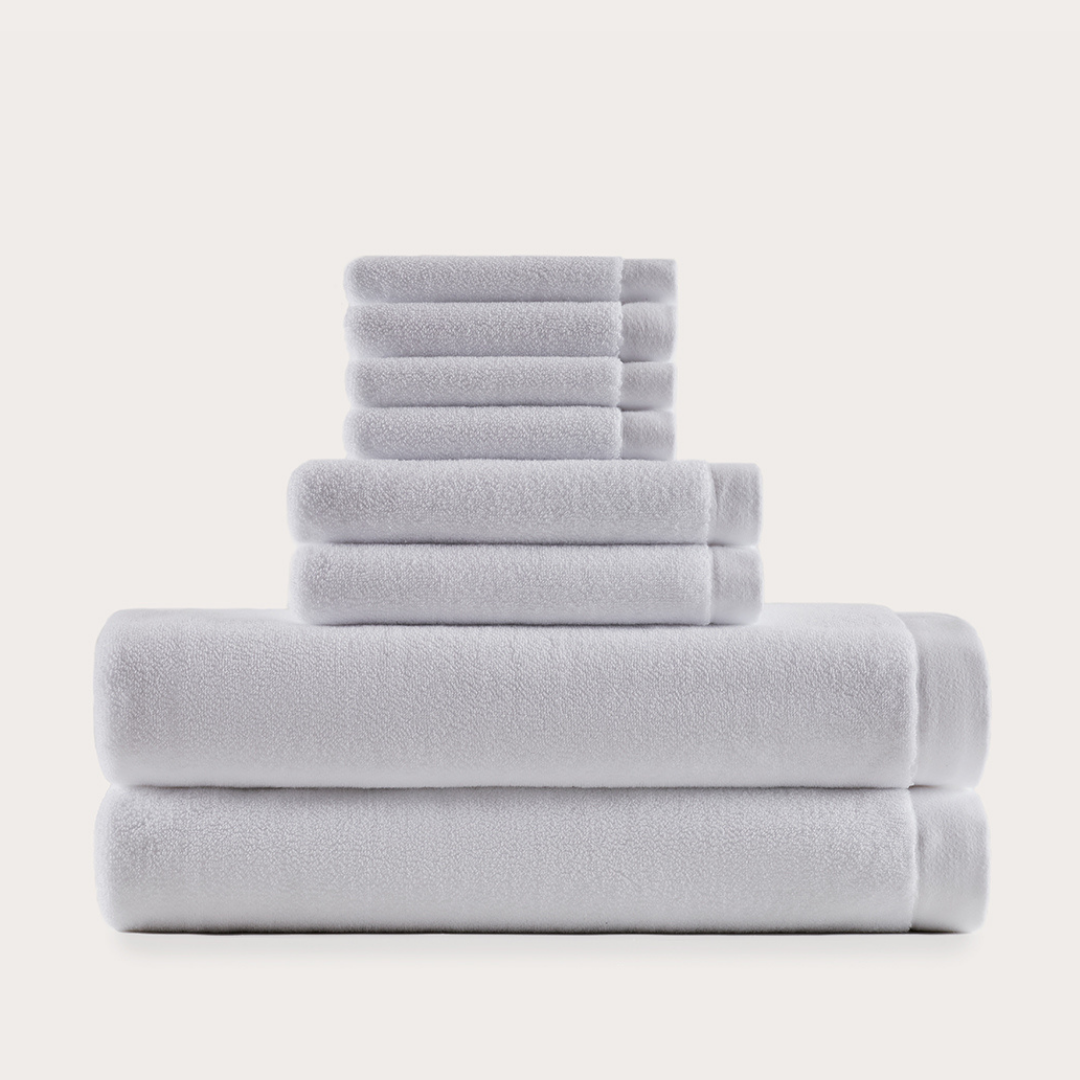 Heavyweight Bath Bundle - Cloud White