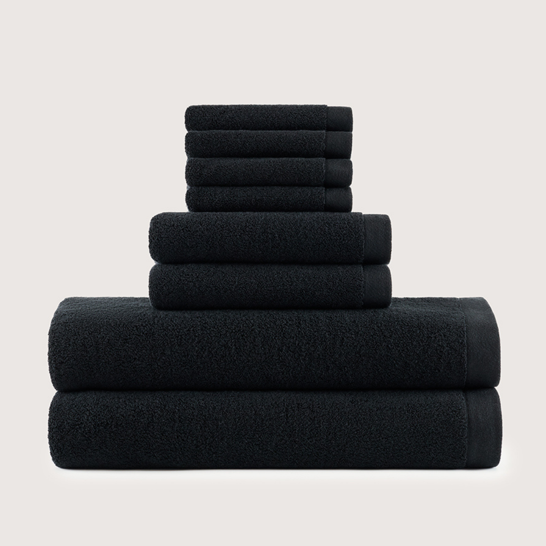 Heavyweight Bath Bundle - Midnight Black