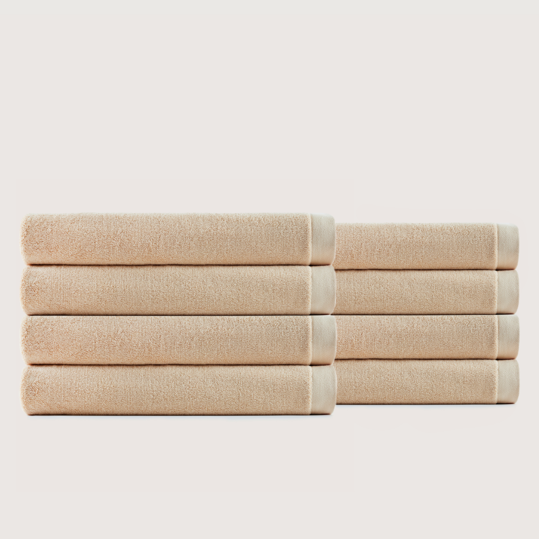 Heavyweight Cotton Bath Sheets - Sand