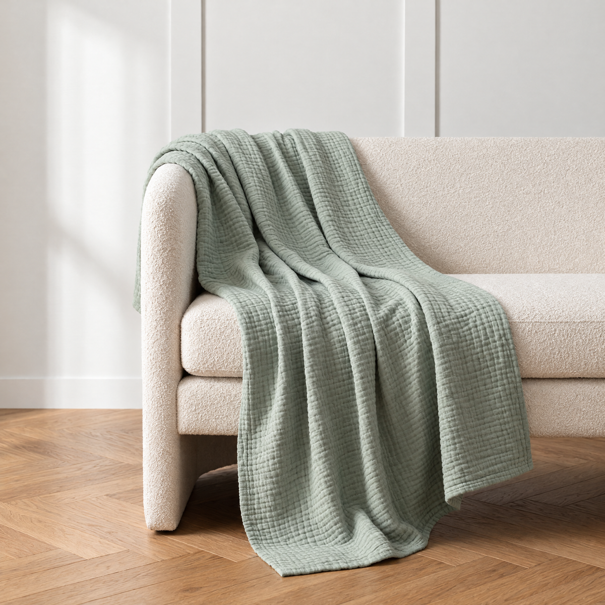 Cloud Muslin Blanket