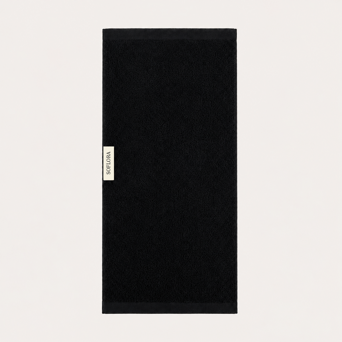 Heavyweight Cotton Hand Towels - Midnight Black
