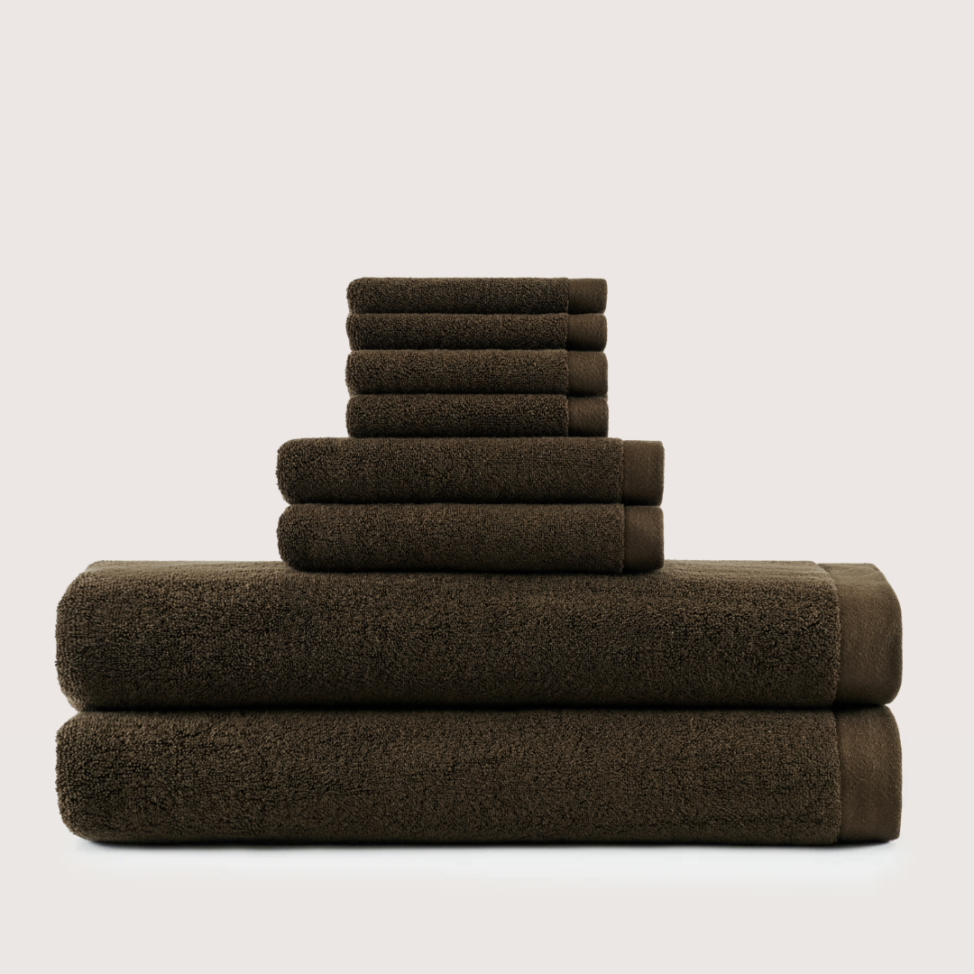 Heavyweight Bath Bundle - Espresso Brown