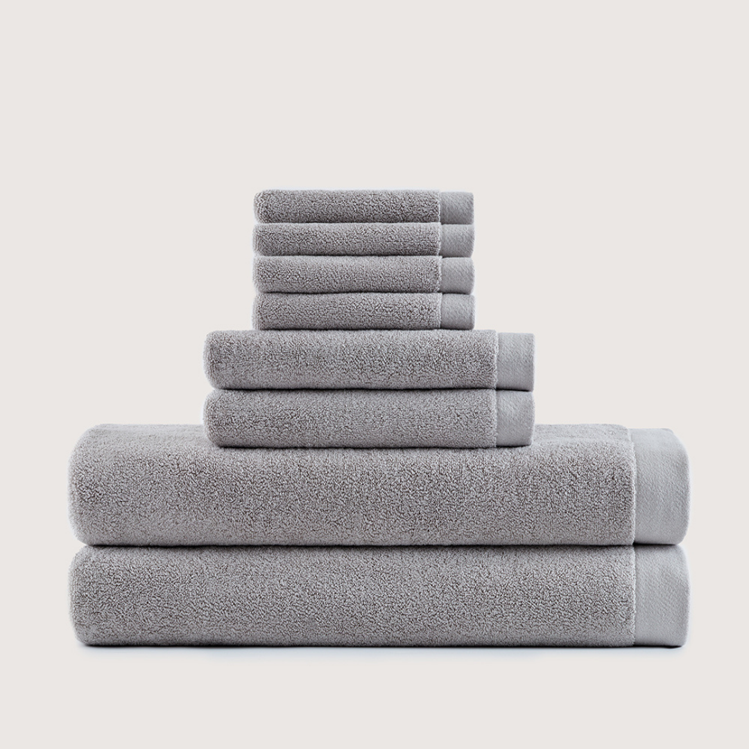 Heavyweight Bath Bundle - Stone Grey
