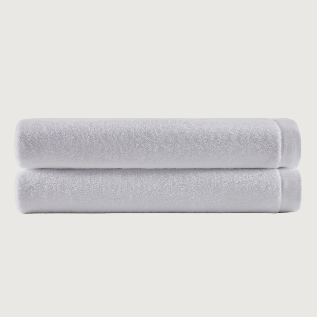 Heavyweight Cotton Bath Sheets - Cloud White