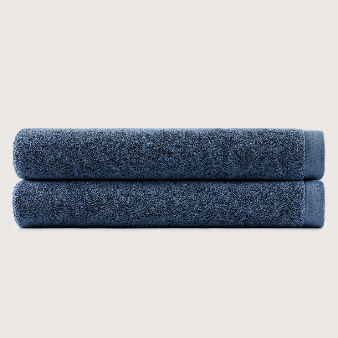 Heavyweight Cotton Bath Sheets - Lapiz Blue