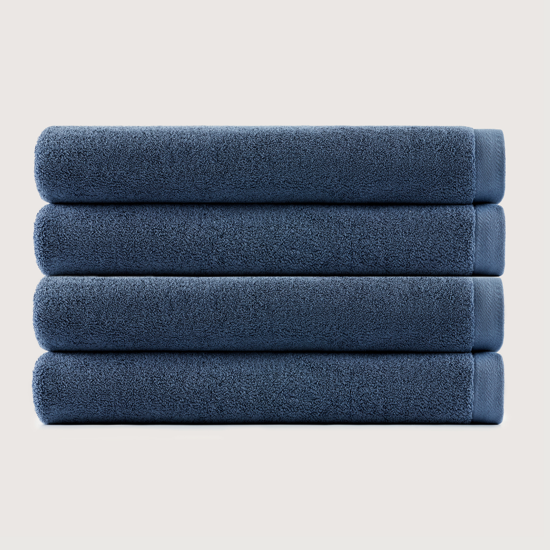 Heavyweight Cotton Bath Sheets - Lapiz Blue