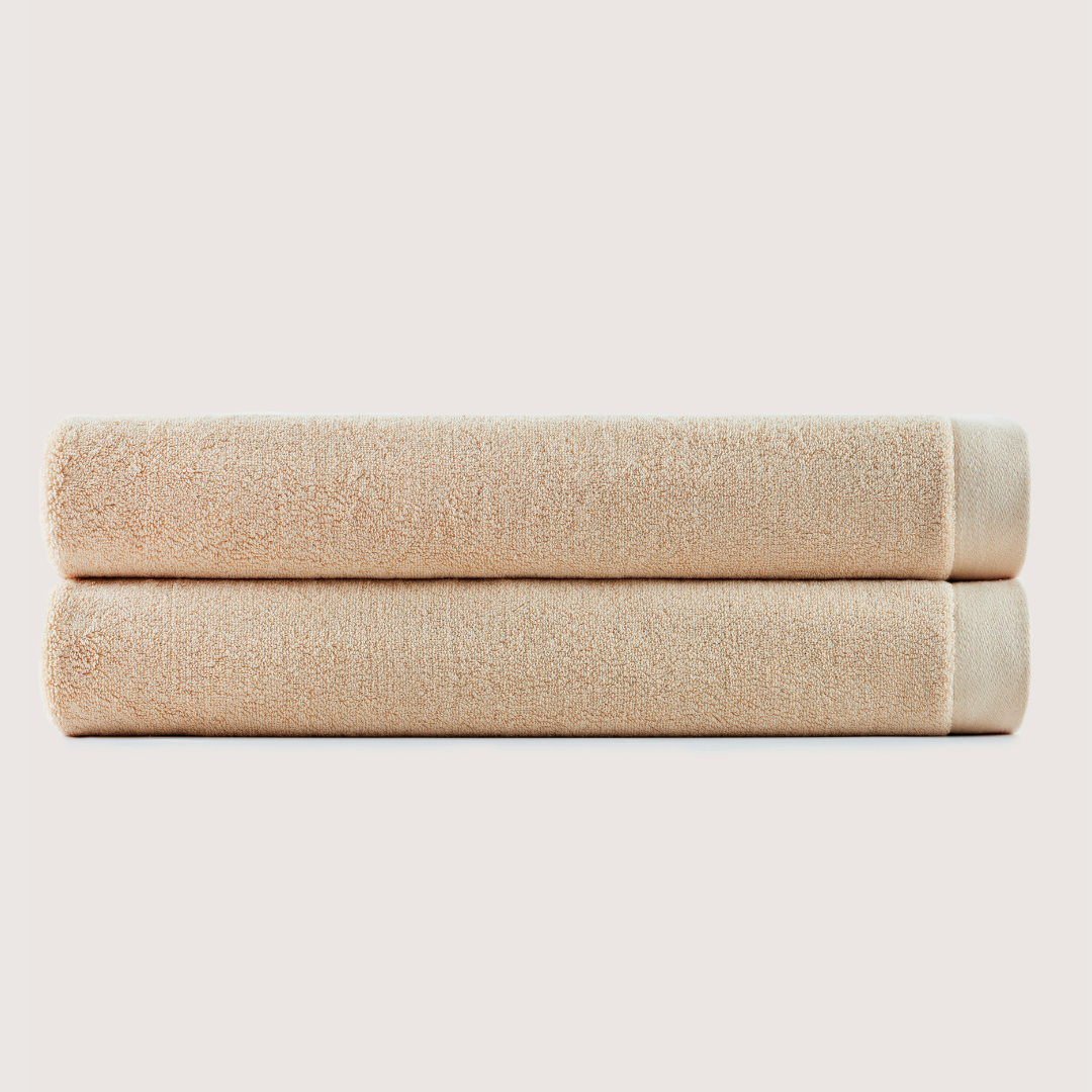 Heavyweight Cotton Bath Sheets - Sand