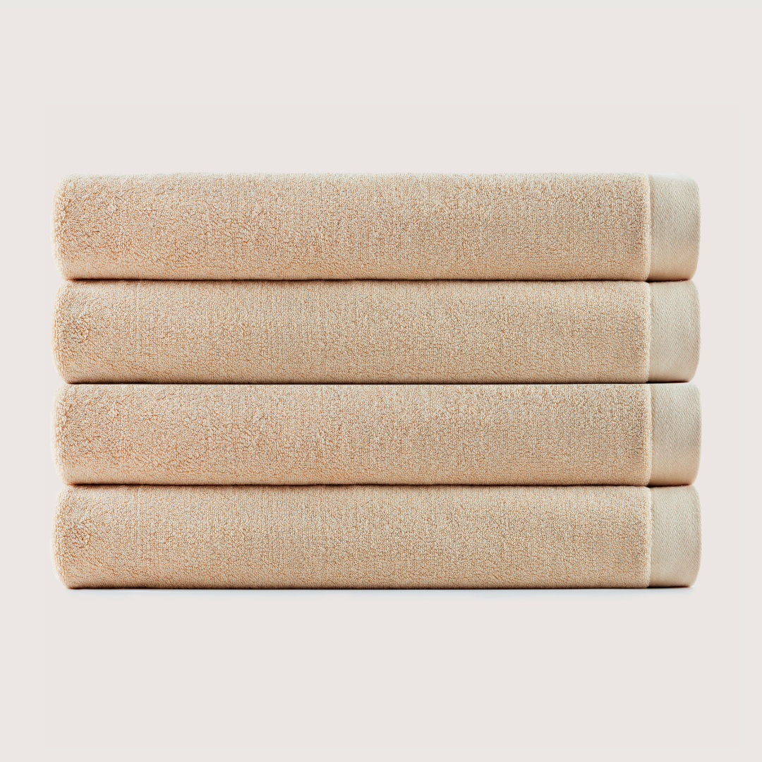 Heavyweight Cotton Bath Sheets - Sand
