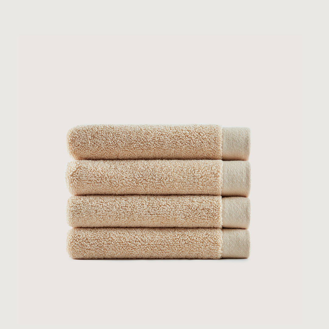 Heavyweight Cotton Washcloths - Sand