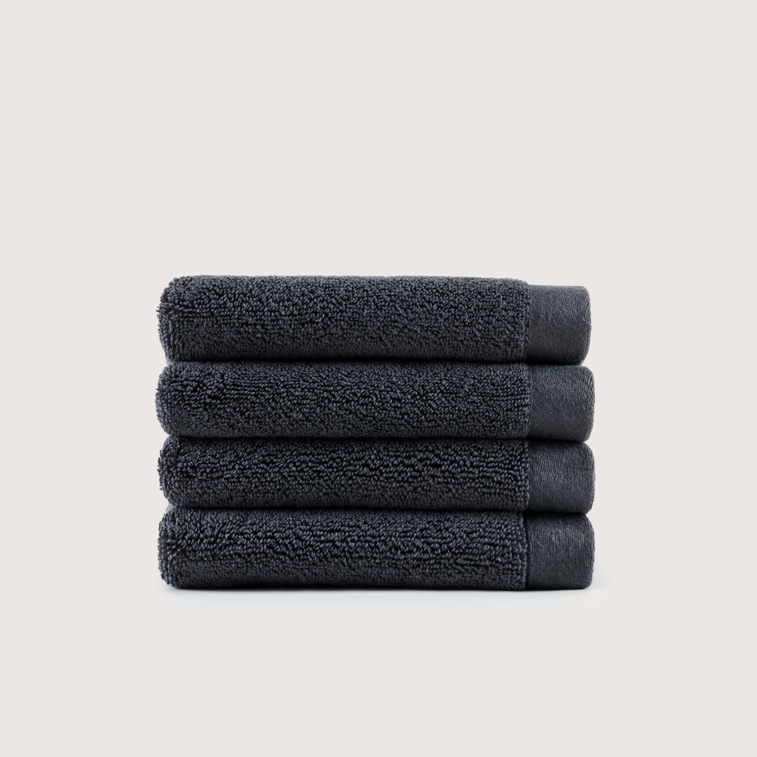 Heavyweight Cotton Washcloths - Charcoal