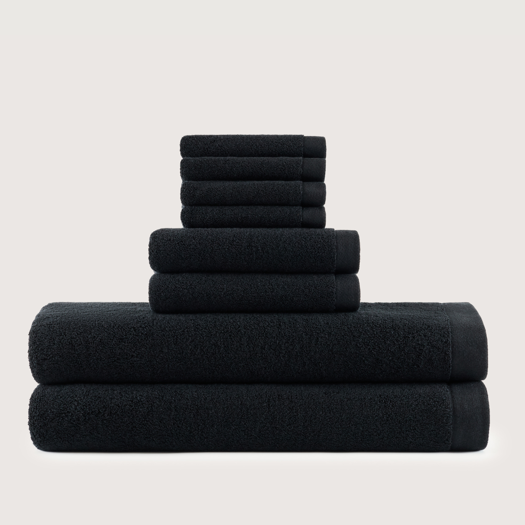 Heavyweight Bath Bundle - Midnight Black