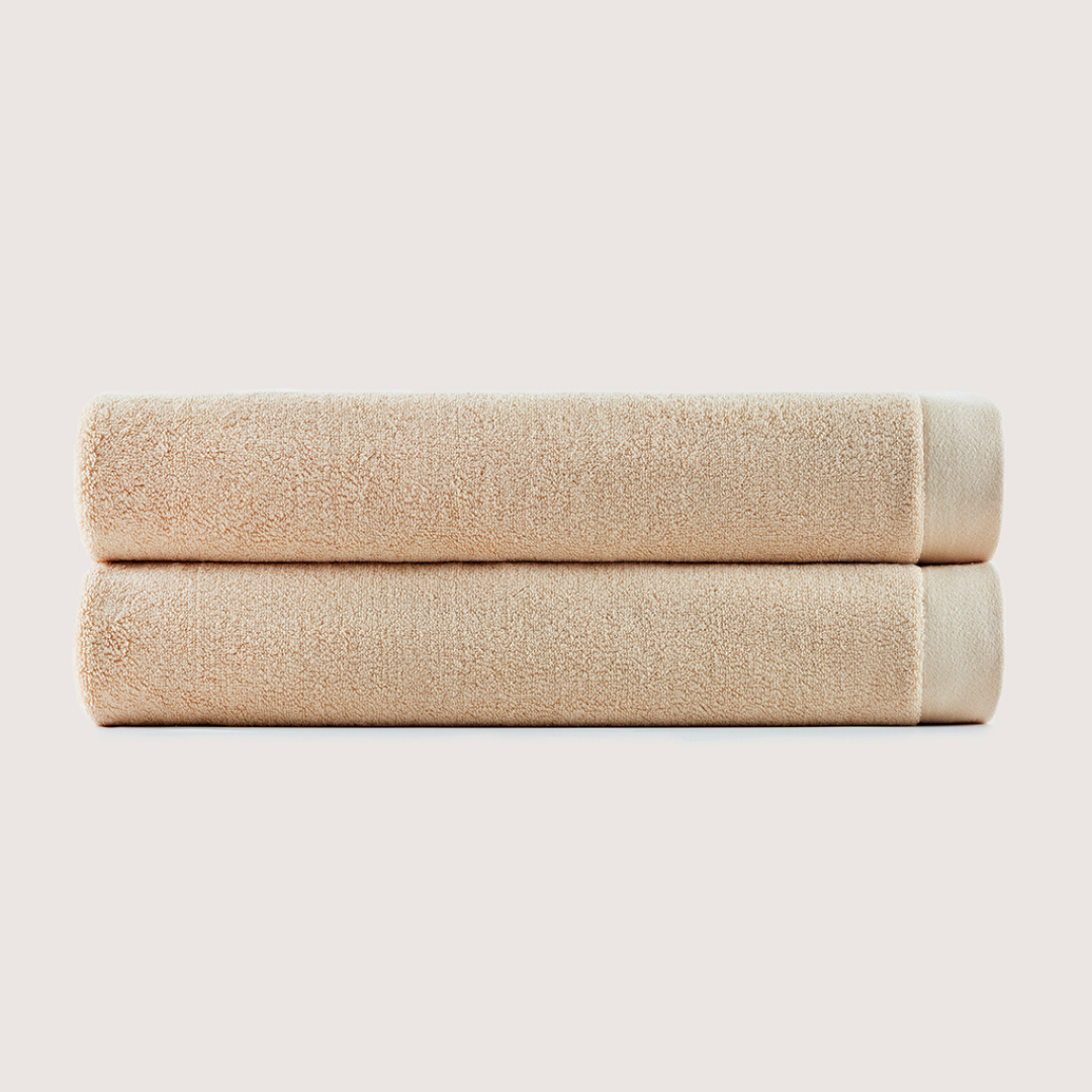 Heavyweight Cotton Bath Towels - Sand
