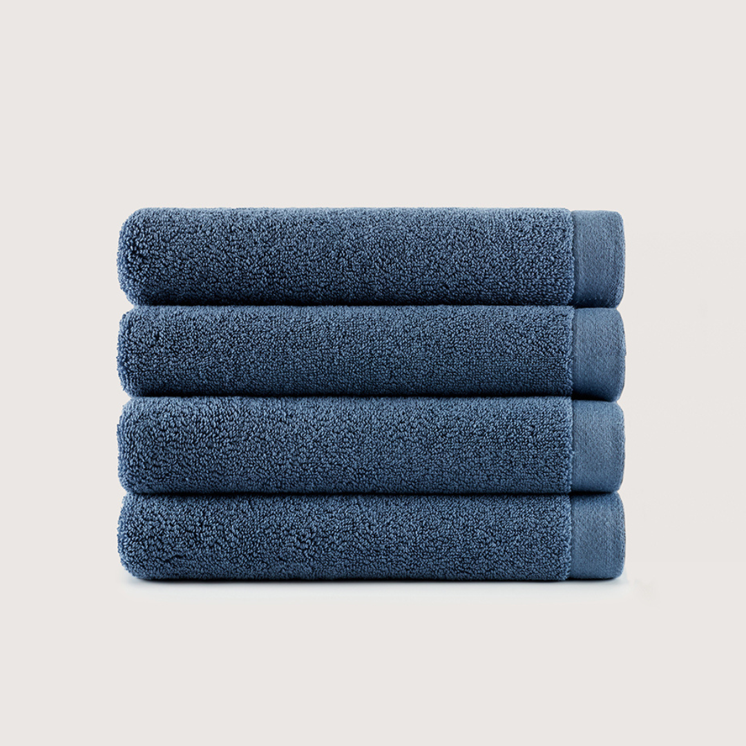Heavyweight Cotton Hand Towels - Lapiz Blue