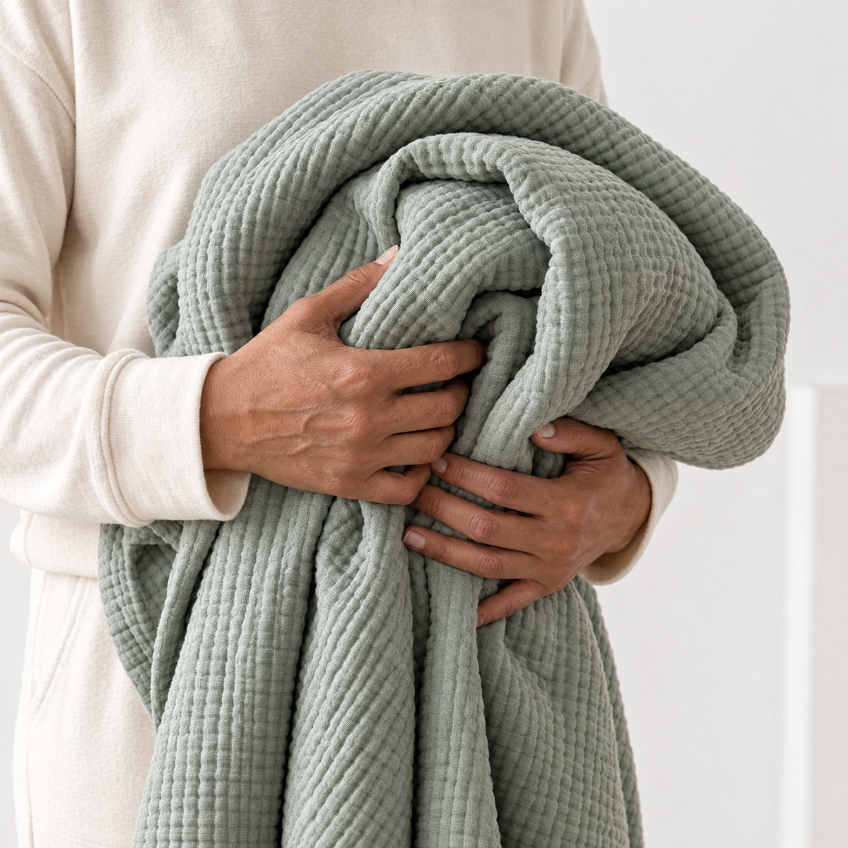 Cloud Muslin Blanket