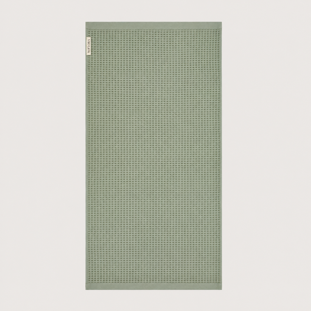 Waffle Bath Sheets - flat lay